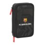 Plumier Doble F.C. Barcelona Black Negro 12.5 x 19.5 x 4 cm 29 Piezas de F.C. Barcelona, Estuches - Ref: S4311334, Precio: 19...