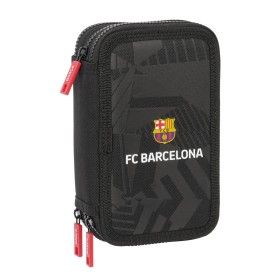 Triple Pencil Case F.C. Barcelona Black Black 12,5 x 19,5 x 5,5 cm 37 Pieces by F.C. Barcelona, Pencil cases - Ref: S4311335,...