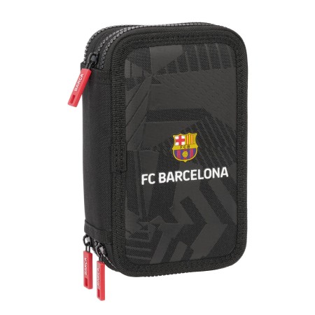 Plumier Triple F.C. Barcelona Black Negro 12,5 x 19,5 x 5,5 cm 37 Piezas de F.C. Barcelona, Estuches - Ref: S4311335, Precio:...