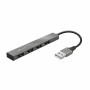 Hub USB Trust 23786 USB x 4 Gris Plateado Aluminio 3600 W de Trust, Hubs USB - Ref: S55008931, Precio: 15,66 €, Descuento: %