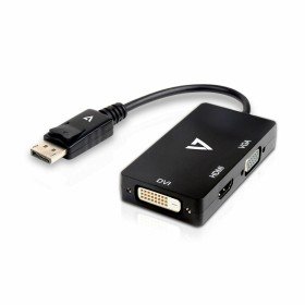 Adaptateur Mini DisplayPort vers VGA/DVI/HDMI V7 V7DP-VGADVIHDMI-1E Noir de V7, Convertisseurs vidéo - Réf : S55019188, Prix ...