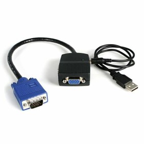 Commutateur VGA avec 2 Ports Startech ST122LE    Noir de Startech, Câbles VGA - Réf : S55056436, Prix : 34,26 €, Remise : %