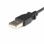 Cable USB a Micro USB Startech UUSBHAUB1M      USB A Micro USB B Negro | Tienda24 - Global Online Shop Tienda24.eu