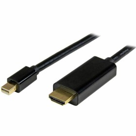 Câble DisplayPort vers HDMI Startech MDP2HDMM1MB 4K Ultra HD Noir 1 m de Startech, Câbles HDMI - Réf : S55057599, Prix : 22,5...