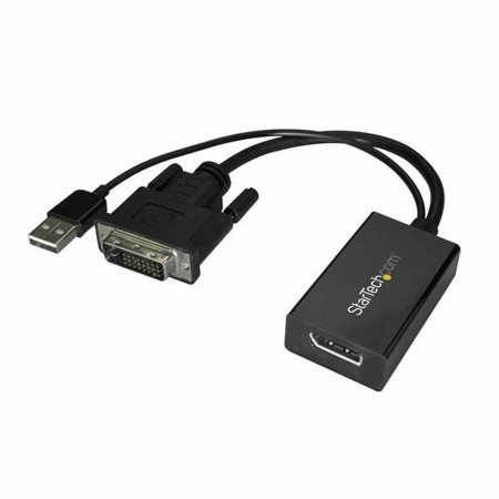 Adaptateur DisplayPort vers DVI Startech DVI2DP2    Noir de Startech, Câbles DVI - Réf : S55058287, Prix : 41,52 €, Remise : %