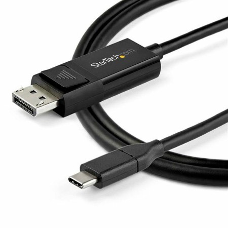 Adaptador USB C a DisplayPort Startech CDP2DP142MBD     (2 m) Negro | Tienda24 - Global Online Shop Tienda24.eu