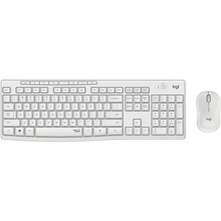 Keyboard and Wireless Mouse Logitech 920-009819 Qwertz German White German QWERTZ by Logitech, Keyboard & Mouse Sets - Ref: S...