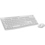 clavier et souris Logitech MK295 Blanc Qwerty Italien de Logitech, Ensembles Clavier et Souris - Réf : S55080659, Prix : 60,4...