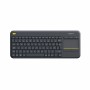 Keyboard Logitech K400 Plus Tv Black Spanish Qwerty QWERTY by Logitech, Keyboards - Ref: S55080802, Price: 59,01 €, Discount: %