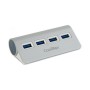 Hub USB CoolBox COO-HU4ALU3 Argenté de CoolBox, Hubs USB - Réf : S55094320, Prix : 16,34 €, Remise : %