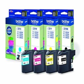 Cartuccia ad Inchiostro Originale Brother LC221VALBP Bianco di Brother, Toner e inchiostro per stampante - Rif: S55100319, Pr...