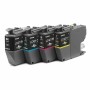 Original Tintenpatrone Brother LC421VAL Bunt Schwarz Schwarz/Zyanblau/Magenta/Gelb (1 Stück) von Brother, Toner und Druckerti...