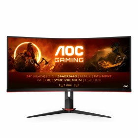 Monitor AOC CU34G2X/BK LFD 34" LED VA AMD FreeSync Flicker free 144 Hz 50-60 Hz 34" by AOC, Monitors - Ref: S55146623, Price:...