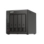 Armazenamanto em Rede NAS Qnap TS-453E-8G Preto Intel Celeron Intel Celeron J6412 de Qnap, Armazenamento ligado em rede - Ref...