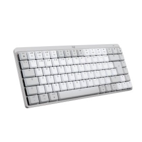 Clavier sans fil Logitech 920-010799 Blanc Espagnol Qwerty QWERTY Qwerty US Anglais EEUU de Logitech, Claviers - Réf : S55166...