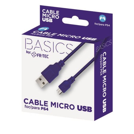 Câble Micro USB vers USB FR-TEC FT0018 Bleu de FR-TEC, Câbles USB - Réf : S55175854, Prix : 6,49 €, Remise : %