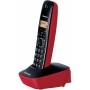 Téléphone Sans Fil Panasonic KX-TG1611 Rouge/Noir de Panasonic, Téléphones fixes et résidentiels - Réf : S55244330, Prix : 25...