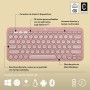 Clavier sans fil Logitech K380s Rose Espagnol Qwerty de Logitech, Claviers - Réf : S55247232, Prix : 43,75 €, Remise : %