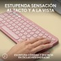 Teclado sem Fios Logitech K380s Cor de Rosa Qwerty espanhol de Logitech, Teclados - Ref: S55247232, Preço: 43,92 €, Desconto: %