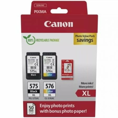 Original Ink Cartridge Canon 5437C006 Black/Cyan/Magenta/Yellow by Canon, Printer toners and inks - Ref: S55251043, Price: 70...