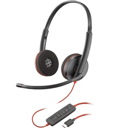 Headphones with Microphone Poly 8X228A6 Black by Poly, PC Headsets - Ref: S55255097, Price: 38,42 €, Discount: %