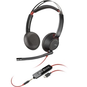 Headphones with Microphone Poly 8X231AA Black by Poly, PC Headsets - Ref: S55255106, Price: 91,11 €, Discount: %