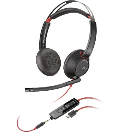 Auriculares com microfone Poly 8X231AA Preto de Poly, Auriculares com microfones - Ref: S55255106, Preço: 91,11 €, Desconto: %