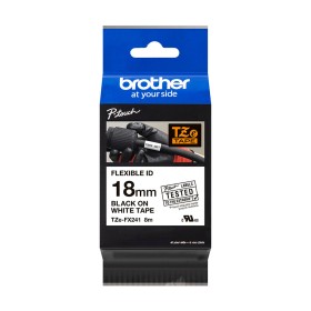 Caixa Semitorre ATX Brother TZEFX241 Vermelho Preto/Branco de Brother, Caixas para computador de secretária - Ref: S55270479,...