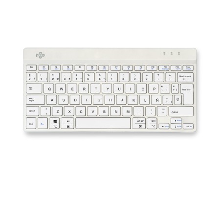 Clavier R-Go RGOCOESWLWH Blanc Espagnol Qwerty de R-Go, Claviers - Réf : S55271180, Prix : 65,40 €, Remise : %