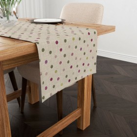 Table Runner Alexandra House Living Green Fuchsia Textile 180 x 30 cm Sheets Velvet | Tienda24 Tienda24.eu