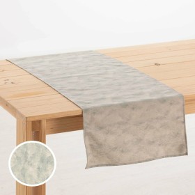 Table Runner Romimex Green Beige 180 x 30 x 1 cm | Tienda24 Tienda24.eu