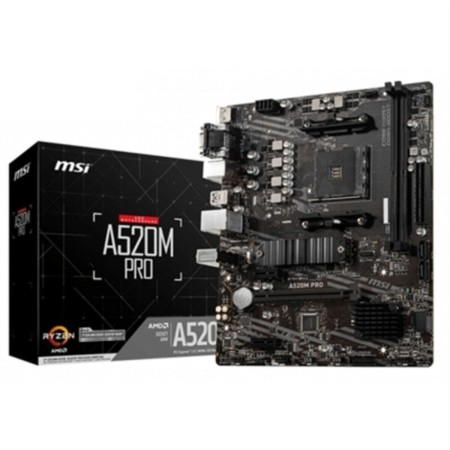 Placa Base MSI A520M PRO mATX AM4 de MSI, Placas base - Ref: S5605178, Precio: 70,48 €, Descuento: %