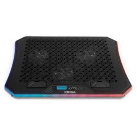 Laptop Stand with Fan Krom Kooler RGB 19" by Krom, Cooling stands and fans for laptops - Ref: S5607232, Price: 38,55 €, Disco...