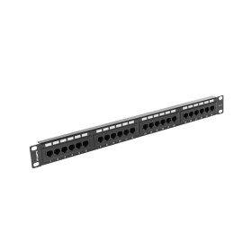 24-port UTP Category 6 Patch Panel Lanberg PPU6-1024-B by Lanberg, Cupboards and shelving - Ref: S5614687, Price: 24,70 €, Di...