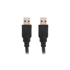 Cabo USB LINDY 36760 50 cm Preto | Tienda24 - Global Online Shop Tienda24.eu