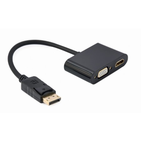 Cavo DisplayPort GEMBIRD A-DPM-HDMIFVGAF-01 Nero 10 cm di GEMBIRD, Cavi DisplayPort - Rif: S5616530, Prezzo: 14,45 €, Sconto: %