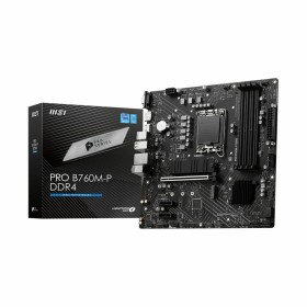 Placa Base MSI PRO B760M-P DDR4 Intel Intel B760 LGA 1700 de MSI, Placas base - Ref: S5616678, Precio: 110,06 €, Descuento: %