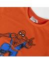 Camiseta de Manga Corta Infantil Spider-Man Naranja | Tienda24 Tienda24.eu