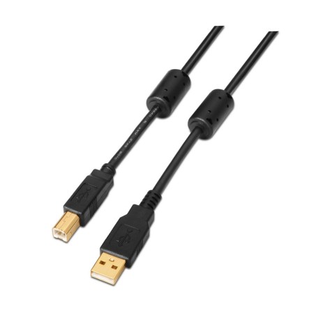 Câble USB 2.0 A vers USB B Aisens A101-0010 Noir 3 m de Aisens, Câbles USB - Réf : S5617337, Prix : 4,19 €, Remise : %