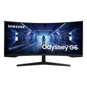 Écran Samsung Odyssey C34G55TWWP 34" UWQHD LED HDR10 VA AMD FreeSync Flicker free de Samsung, Ecrans PC - Réf : S5617349, Pri...