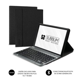 Funda para Tablet y Teclado Subblim KEYTAB PRO Negro Qwerty Español QWERTY de Subblim, Fundas - Ref: S5622214, Precio: 21,13 ...