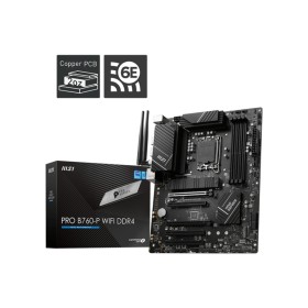 Motherboard MSI PRO B760-P WIFI DDR4 Intel LGA 1700 by MSI, Base plates - Ref: S5623587, Price: 158,07 €, Discount: %