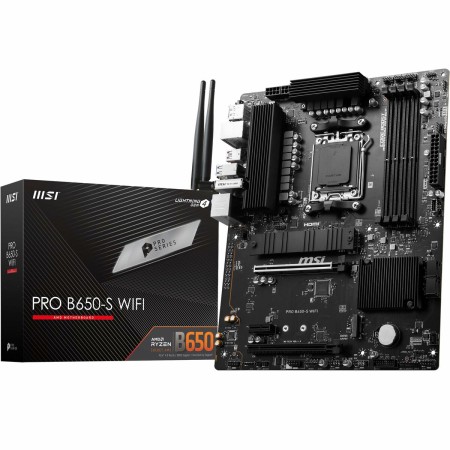 Motherboard MSI PRO B650-S WIFI AMD AM5 AMD AMD B650 by MSI, Base plates - Ref: S5625818, Price: 185,48 €, Discount: %