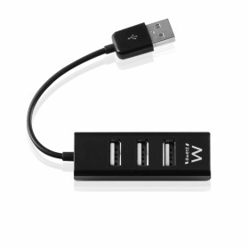 Hub USB Ewent EW1123 Noir de Ewent, Hubs de réseau - Réf : S5626305, Prix : 6,29 €, Remise : %