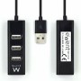 Hub USB Ewent EW1123 Schwarz von Ewent, Netzwerk-Hubs - Ref: S5626305, Preis: 6,29 €, Rabatt: %