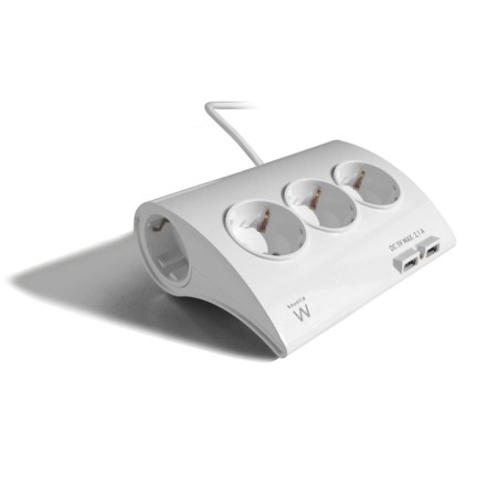 Regleta Ewent EW3935 1,5 m 2 x USB 2,1 A 2500W (1,5 m) de Ewent, Regletas - Ref: S5626311, Precio: 17,05 €, Descuento: %