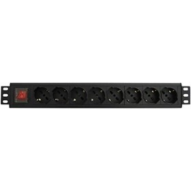 Schuko 8 Way Multi-socket Adapter WP WPN-PDU-G01-08 Black by WP, Power Strips - Ref: S5626344, Price: 27,81 €, Discount: %