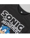 T shirt à manches courtes Enfant Sonic Noir | Tienda24 Tienda24.eu