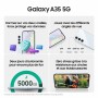 Smartphone Samsung Galaxy A35 6 GB RAM 128 GB Noir Lila de Samsung, Smartphones et téléphones portables débloqués - Réf : S56...