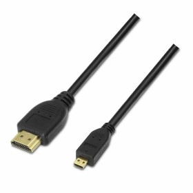 Câble HDMI Aisens A119-0116 Noir 80 cm de Aisens, Câbles HDMI - Réf : S5630653, Prix : 3,76 €, Remise : %